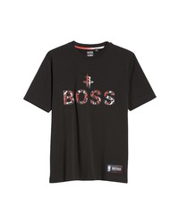 BOSS X Nba Tbasket Houston Rockets Stretch Cotton Graphic Tee