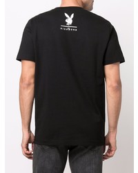 John Richmond X Playboy Logo Print T Shirt