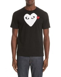 Comme Des Garcons Play X Ray Heart Logo T Shirt