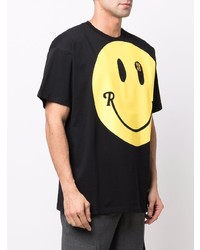 Raf Simons X Smiley Print T Shirt