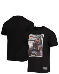 Mitchell & Ness X Sports Illustrated David Robinson Black San Antonio Spurs Player T Shirt