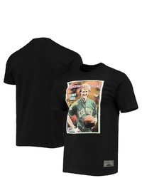 Mitchell & Ness X Sports Illustrated Larry Bird Black Boston Celtics Player T Shirt