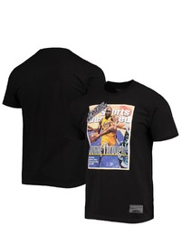 Mitchell & Ness X Sports Illustrated Shaquille Oneal Black Los Angeles Lakers Player T Shirt