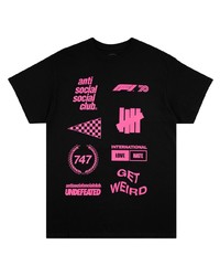 Anti Social Social Club X Undfted X F1 T Shirt