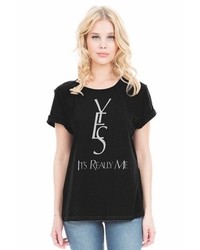 Local Celebrity Yes Its Me Schiffer Tee In Faded Black