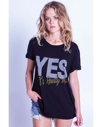Local Celebrity Yes Its Really Me Schiffer Tee In Black
