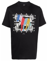 PS Paul Smith Zebra Graphic Print T Shirt