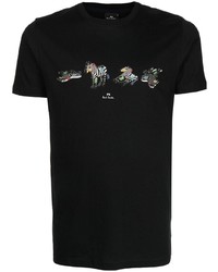 PS Paul Smith Zebra Motif Short Sleeved T Shirt