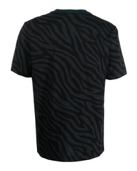 PS Paul Smith Zebra Print Cotton T Shirt