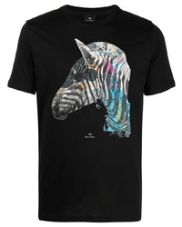 PS Paul Smith Zebra Print T Shirt