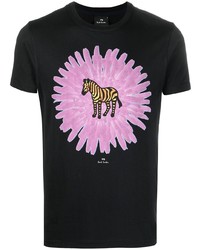 PS Paul Smith Zebra Print T Shirt