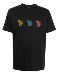 PS Paul Smith Zebra Print T Shirt