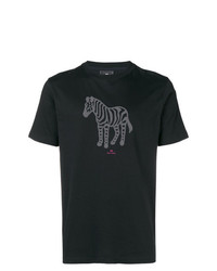 Ps By Paul Smith Zebra Print T Shirt