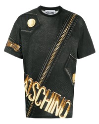 Moschino Zip Print T Shirt