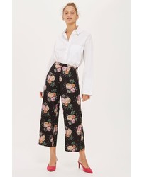Topshop Floral Print Culotte Trousers