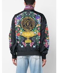 VERSACE JEANS COUTURE Floral Print Lightweight Jacket