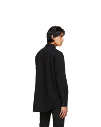 Givenchy Black Denim Logo Shirt