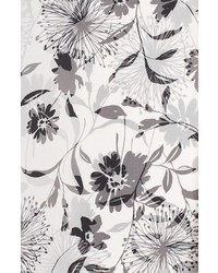 Vince Camuto Asymmetrical Overlay Floral Print Dress