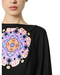 Givenchy Kaleidoscope Printed Compact Crepe Dress