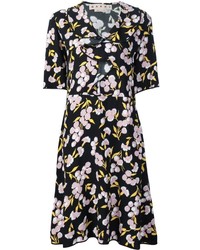 Marni Ruffled Floral Print Dress