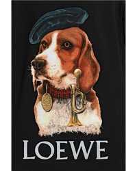 Loewe Oversized Logo Printed Jersey Dress
