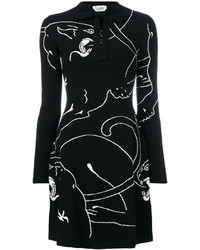 Valentino Panther Patterned Dress