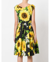 Dolce & Gabbana Sunflower Print Dress