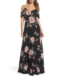 Jenny Yoo Mila Cold Shoulder Gown