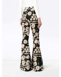Beaufille Cyrus Printed Flared Trousers