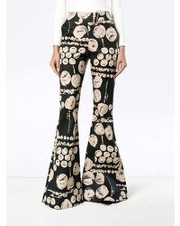 Beaufille Cyrus Printed Flared Trousers