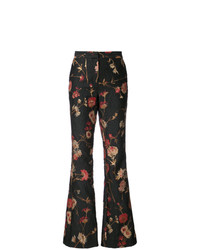 Prabal Gurung Floral Bootcut Trousers
