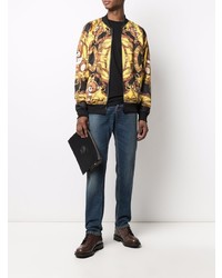 Moschino Teddy Bear Print Bomber Jacket