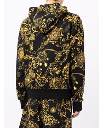 VERSACE JEANS COUTURE Baroque Print Zipped Hoodie