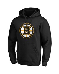FANATICS Branded Black Boston Bruins Primary Team Logo Fleece Pullover Hoodie At Nordstrom