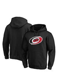 FANATICS Branded Black Carolina Hurricanes Primary Team Logo Fleece Pullover Hoodie At Nordstrom