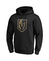 FANATICS Branded Black Vegas Golden Knights Primary Team Logo Fleece Pullover Hoodie At Nordstrom