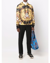 Moschino Teddy Bear Print Drop Shoulder Hoodie