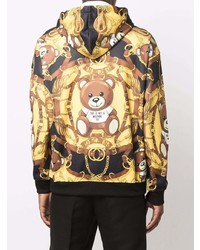 Moschino Teddy Bear Print Drop Shoulder Hoodie