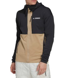 adidas Terrex Tech Flooce Hooded Fleece Hiking Jacket