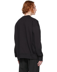 VERSACE JEANS COUTURE Black Fleece Horror Graphic Sweatshirt