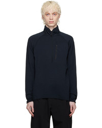 GOLDWIN Black Half Zip Sweatshirt