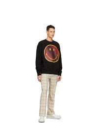 Marni Black Smiley Edition Fleece Sweatshirt