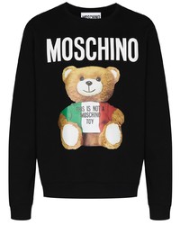 Moschino Italian Teddy Bear Crew Neck Sweatshirt