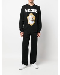 Moschino Teddy Bear Logo Print Sweatshirt