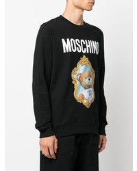 Moschino Teddy Bear Logo Print Sweatshirt