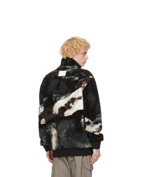 MSGM Multicolor Sherpa Wolf Jacket