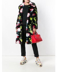 Kenzo Double Breasted Faux Fur Coat