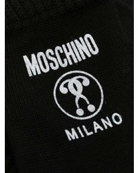 Moschino Logo Print Gloves
