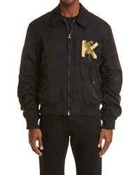 Kenzo Year Of The Tiger Climbing Tiger Bomber Jacket In Black At Nordstrom