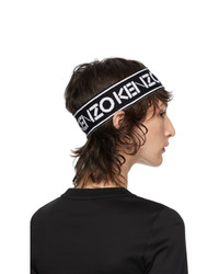 Kenzo Black And White Sport Headband